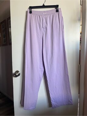 SKIMS Lavender Boyfriend Loose Pants, Small